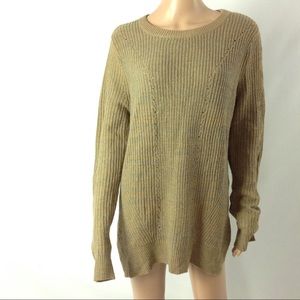 $195 New Shades of Blonde Sweater Size S Tan